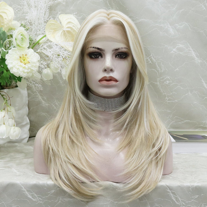 Benda Collection - Robin - Ombre blonde color with layer cutting T - part lace front 24 inches - Imstylewigs