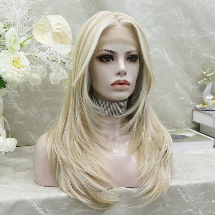 Benda Collection - Robin - Ombre blonde color with layer cutting T - part lace front 24 inches - Imstylewigs