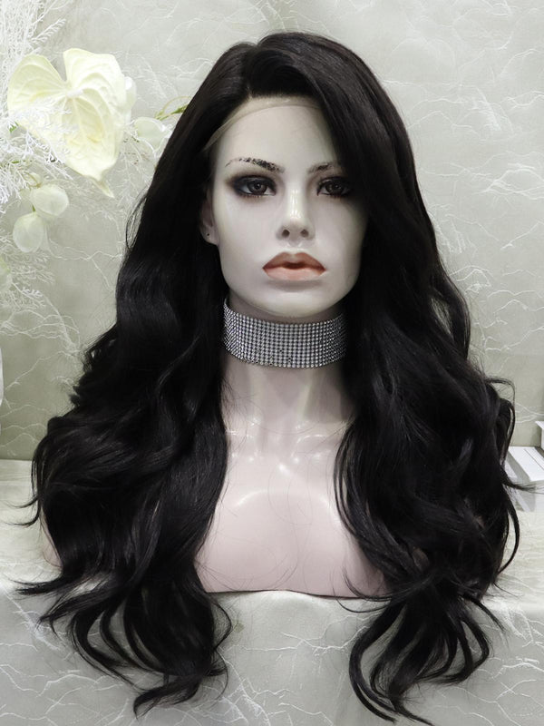 IMstyle jet black with 13*4 free parting lace front wigs NH37t0 - jet black(13*4) - Imstylewigs