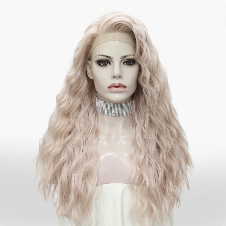 IMstyle Judi 13*4 Ash pink water wave free parting lace front wig - NH17t0 - LS08(13×4) - Imstylewigs