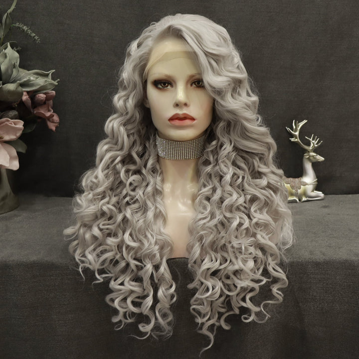 IMstyle Madison deep curly 26‘’ 13*2 lace front wigs grey&red&blonde&black&brown&ombre - Imstylewigs