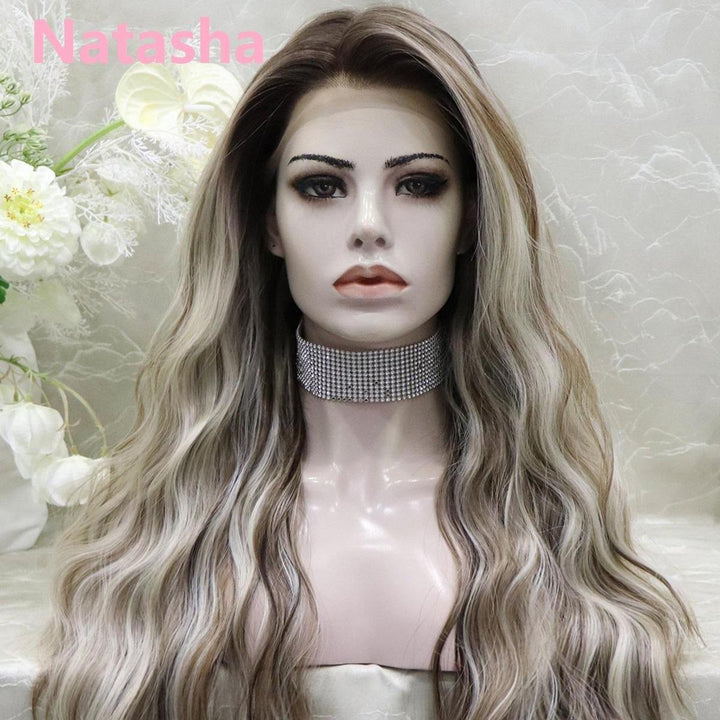 IMstyle Natasha low density 26'' 13*4 free parting with water wave free part lace front wigs W200 - C231 - Imstylewigs