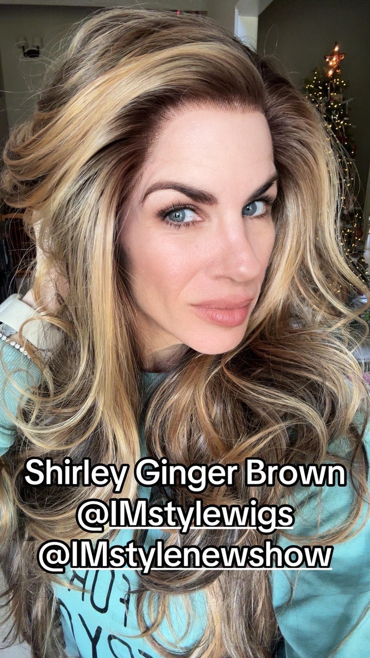 IMstyle Shirley Ginger Brown Big layer lace wig 13*4 free Parting Daily Dating Wig - F100 - 2445 (ELSA) - Imstylewigs