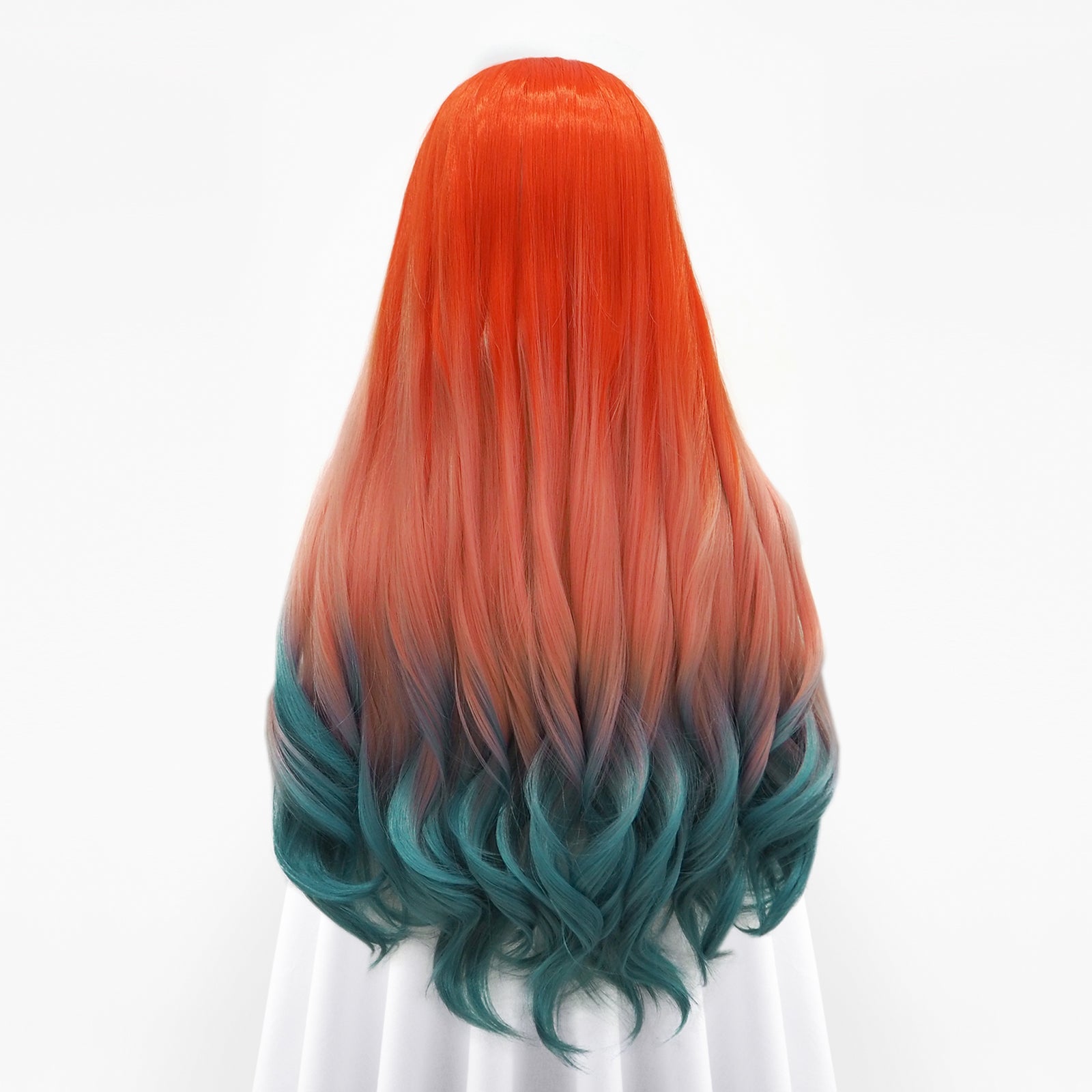 Blue and 2025 orange wig